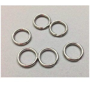 Split Round Camera Strap Rings Pkg/6 Steel 15mm